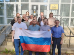 Сотрудники Приокского управления Росприроднадзора организовали мероприятие, приуроченное к празднованию Дня Государственного флага РФ
