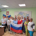 Сотрудники Приокского управления Росприроднадзора организовали мероприятие, приуроченное к празднованию Дня Государственного флага РФ