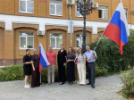 Сотрудники Приокского управления Росприроднадзора организовали мероприятие, приуроченное к празднованию Дня Государственного флага РФ