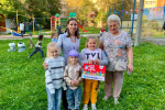 Анастасия Дементьева приняла участие в празднике двора в Советском округе