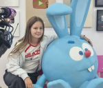 14-летняя Ксения из Болохово посетила офис «Смешариков»