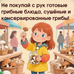 Информация по профилактике отравлений несовершеннолетних грибами в сезон активного сбора