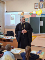 Благословение первоклассников на учебу