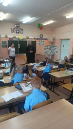 Благословение первоклассников на учебу
