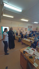 Благословение первоклассников на учебу