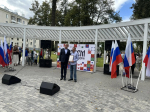 Миляев приехал в Новомосковск и поздравил жителей с Днем Тульской области