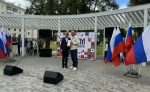 Миляев приехал в Новомосковск и поздравил жителей с Днем Тульской области