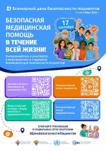 Неделя безопасности пациента (в честь Всемирного дня безопасности пациента 17 сентября) стартовала в регионе 14 сентября.