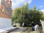 Уборка территории ко Дню города