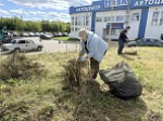 Уборка территории ко Дню города