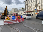 Ремонт путей на ул. Советской в Туле продолжается. Как изменится организация движения