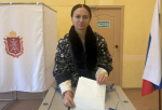 Дарья Герасимова проголосовала на выборах