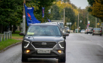 В Узловую приехали участники автопробега к 40-летию ЧАЭС