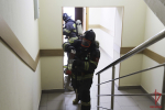 Пожарно-тактическое занятие Росгвардии и МЧС прошло в Туле