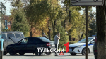 На пересечении улиц Мосина и Советской в Туле столкнулись два автомобиля
