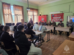 В Одоеве прошёл урок мужества, приуроченный ко Дню воссоединения Донецкой Народной Республики, Луганской Народной Республики, Запорожской и Херсонской областей с Российской Федерацией