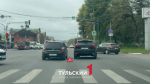 Две легковушки столкнулись на проспекте Ленина в Туле