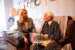 Анастасия Лавриненко из Новомосковска отметила 100-летний юбилей