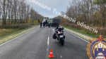 В Киреевском районе мотоциклист столкнулся с грузовиком
