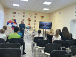 Сотрудники МЧС России провели открытый урок в Социально-реабилитационном центре для несовершеннолетних