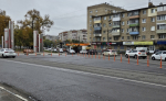 В Туле на Оборонной улице поставили ограничительные столбики
