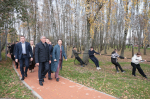 В Суворове открыли детский парк после благоустройства