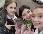 Школьницы из Яснополянского комплекса победили в телевикторине «Мы — грамотеи!»