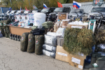 По поручению Дмитрия Миляева тульским военнослужащим и жителям ДНР и ЛНР передали партию техники и необходимого имущества